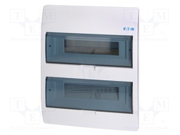 Enclosure: for modular components; IP40; white; No.of mod: 24