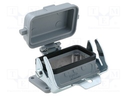 Enclosure: for HDC connectors; HTS; size 4; with cover