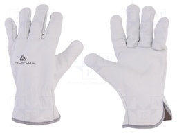 Protective gloves; Size: 11; natural leather; FBN49