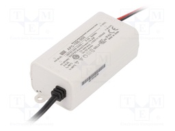 Power supply: switched-mode; LED; 16.8W; 12÷48VDC; 350mA; IP42