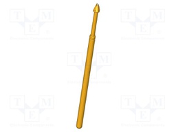 Test needle; Operational spring compression: 4.3mm; 5A; Ø: 0.5mm