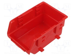 Container: cuvette; red; 119x77x58mm; EXE BOX; BINEER