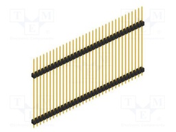Connector: pin strips; pin header; male; PIN: 34; 2.54mm; THT; 1x34