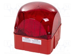 Signaller: lighting; continuous light,blinking light; red; QDM