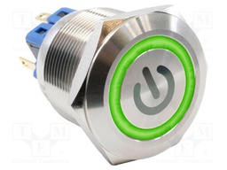 Switch: vandal resistant; Pos: 2; SPST NC + NO; 2A/48VDC; IP65