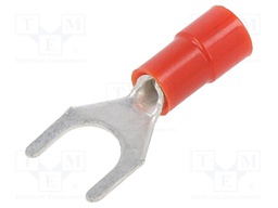 Tip: fork; M6; Ø: 6.2mm; 0.25÷1.5mm2; crimped; for cable; insulated