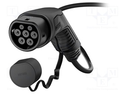 Cable: eMobility; 250V; 8kW; wires,Type 2; IP44; 5m; 32A; -40÷50°C