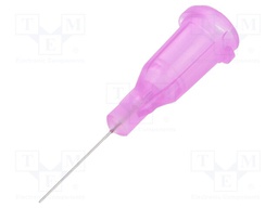Needle: steel; 0.5"; Size: 30; straight; 0.15mm; Mounting: Luer Lock