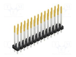 Connector: pin strips; pin header; male; PIN: 28; 2.54mm; THT; 2x14