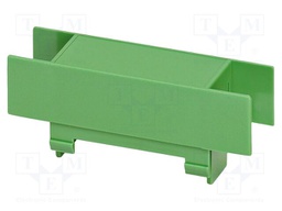 Upper housing; UL94V-0; EG 22,5; polycarbonate; X: 22.5mm; Y: 75mm