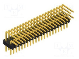 Connector: pin strips; pin header; male; PIN: 42; 1.27mm; THT; 2x21