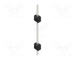Connector: pin strips; pin header; male; PIN: 1; 2.54mm; THT; 1x1