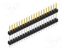 Connector: pin strips; pin header; male; PIN: 20; 2.54mm; THT; 1x20