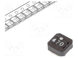 Inductor: ferrite; SMD; 47uH; 0.56A; 849mΩ; ±20%; Series: VLCF