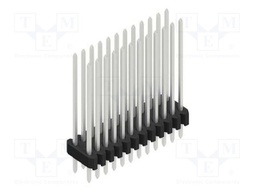 Connector: pin strips; pin header; male; PIN: 24; 1.27mm; THT; 2x12