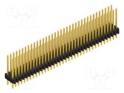 Connector: pin strips; pin header; male; PIN: 72; 1.27mm; THT; 2x36