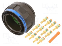 Connector: circular; D38999 series III; plug; male; PIN: 11; 23A