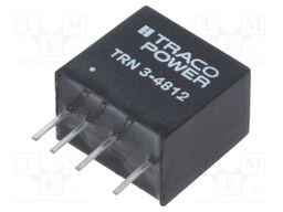 Converter: DC/DC; 3W; Uin: 36÷75V; 12VDC; Iout: 250mA; SIP; 2.1g