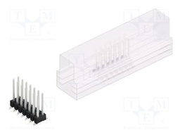 Connector: pin strips; pin header; male; PIN: 14; 2.54mm; SMT; 2x7