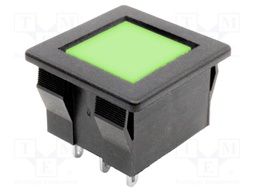 Switch: push-button; Pos: 2; SPDT; 0.5A/25VDC; 0.2A/250VAC; 2N; ULP