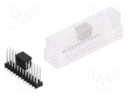 Connector: pin strips; pin header; male; PIN: 24; 2.54mm; SMT; 2x12
