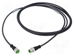 Cable: for sensors/automation; PIN: 4; 3m; 250VDC; 250VAC; 4A; 7000
