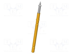 Test needle; Operational spring compression: 4mm; 5A; Ø: 1.8mm