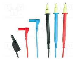 Test leads; Inom: 16A; insulated,with protection; test leads x3
