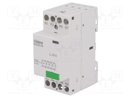 Contactor: 4-pole installation; NC x4; 24VAC; 24VDC; 25A; DIN; IKD