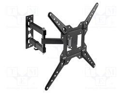 Holder; 30kg; 23÷55"; black; Arm len: 382mm; plastic,steel