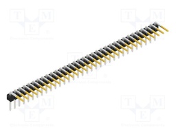 Connector: pin strips; pin header; male; PIN: 33; 2.54mm; THT; 1x33