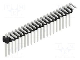 Connector: pin strips; pin header; male; PIN: 21; 1.27mm; THT; 1x21