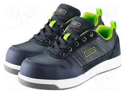 Shoes; Size: 47; blue-green; leather; slip,impact