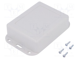 Enclosure: multipurpose; X: 81mm; Y: 101mm; Z: 31mm; ABS; grey