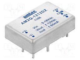 Converter: DC/DC; 2W; Uin: 9÷18V; Uout: 12VDC; Uout2: -12VDC; 1"x0,7"