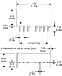 Converter: DC/DC; 3.3VDC