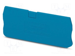 End piece; L: 29.1mm; W: 2.2mm; H: 72.2mm; Body: blue