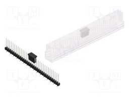 Connector: pin strips; pin header; male; PIN: 32; 2.54mm; SMT; 1x32