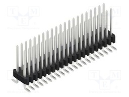 Connector: pin strips; pin header; male; PIN: 42; 1.27mm; SMT; 2x21