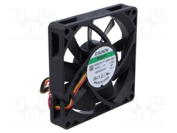 Fan: DC; axial; 12VDC; 80x80x15mm; Vapo; Out: F type