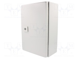 Enclosure: wall mounting; X: 200mm; Y: 300mm; Z: 120mm; AE; IP66; IK08