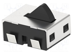 Microswitch TACT; SPST-NO; Pos: 2; 0.001A/5VDC; SMT; none; 0.5N