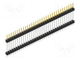 Connector: pin strips; pin header; male; PIN: 33; 2.54mm; THT; 1x33