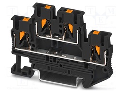 Splice terminal: rail; PT; PA; L: 45.8mm; terminals: 4; W: 5.2mm