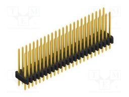 Connector: pin strips; pin header; male; PIN: 48; 1.27mm; THT; 2x24