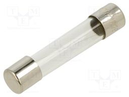 Fuse: fuse; 400mA; 250VAC; glass; 6.35x31.8mm; brass; bulk