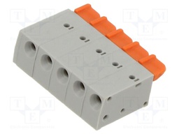 Connector: PCB terminal block; terminal; GB; 6A; PIN: 5; angled