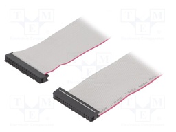 Ribbon cable with IDC connectors; 34x28AWG; Cable ph: 1.27mm
