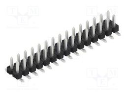 Connector: pin strips; pin header; male; PIN: 30; 2.54mm; SMT; 2x15