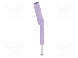 Test socket; PA; L: 51.5mm; ways: 1; W: 5.8mm; H: 5.8mm; Body: violet